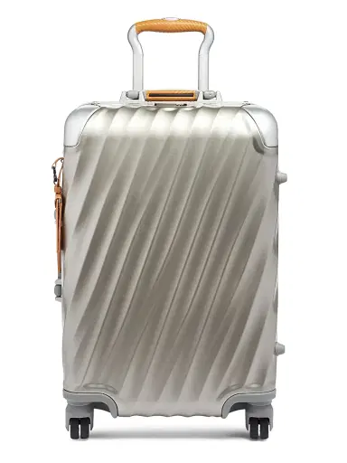 TUMI Men's 19 Degree Titanium International Carry-On - Titanium | Thumbnail 1 TUMI Men's 19 Degree Titanium International Carry-On - Titanium | Thumbnail 1