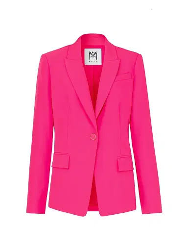 Milly Women's Avery Cady Blazer - Pink | Thumbnail 1 Milly Women's Avery Cady Blazer - Pink | Thumbnail 1