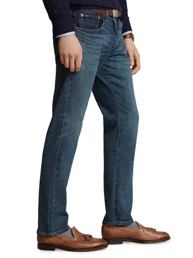 Polo Ralph Lauren Men's Varick Slim Straight Jeans - Rockford | Thumbnail 4 Polo Ralph Lauren Men's Varick Slim Straight Jeans - Rockford | Thumbnail 4