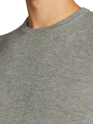 Ralph Lauren Purple Label Men's Purple Label Cashmere Sweater - Classic Light Grey Heather | Thumbnail 6 Ralph Lauren Purple Label Men's Purple Label Cashmere Sweater - Classic Light Grey Heather | Thumbnail 6