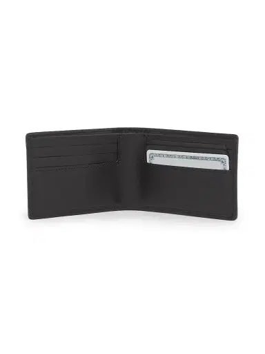 TUMI Men's Slim Single Billfold Leather Bifold Wallet - Carbon Papaya | Thumbnail 2 TUMI Men's Slim Single Billfold Leather Bifold Wallet - Carbon Papaya | Thumbnail 2