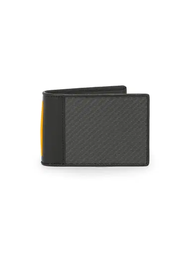 TUMI Men's Slim Single Billfold Leather Bifold Wallet - Carbon Papaya | Thumbnail 1 TUMI Men's Slim Single Billfold Leather Bifold Wallet - Carbon Papaya | Thumbnail 1