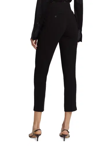 Theory Women's Ibbey Crepe Tapered Trousers - Black | Thumbnail 5 Theory Women's Ibbey Crepe Tapered Trousers - Black | Thumbnail 5