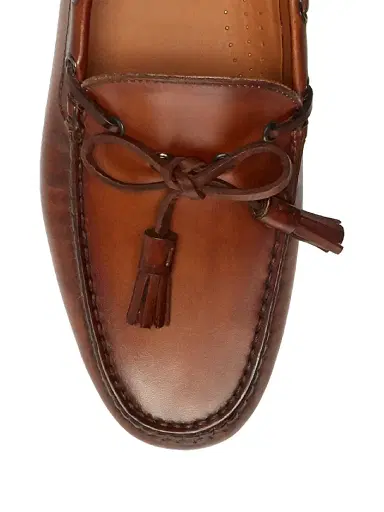 Ralph Lauren Purple Label Men's Harold Tassel Driver Loafers - Tan - Size 9 | Thumbnail 3 Ralph Lauren Purple Label Men's Harold Tassel Driver Loafers - Tan - Size 9 | Thumbnail 3
