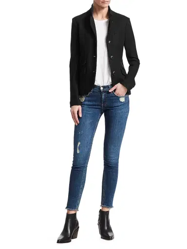 rag & bone Women's Slade Wool Jacket - Black | Thumbnail 2 rag & bone Women's Slade Wool Jacket - Black | Thumbnail 2