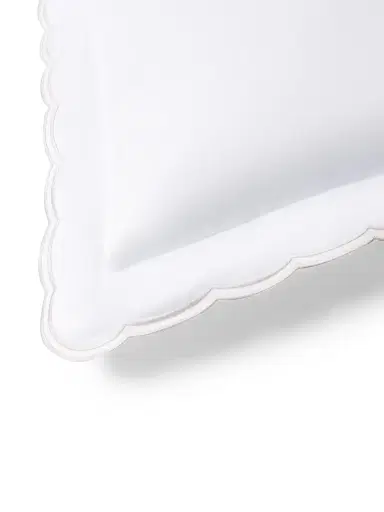 Ralph Lauren Malin Scallop Cotton Sateen Sham - Platinum - Size European | Thumbnail 2 Ralph Lauren Malin Scallop Cotton Sateen Sham - Platinum - Size European | Thumbnail 2