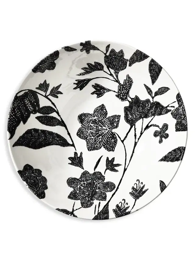 Burleigh Garden Vine Cereal Bowl - Black Burleigh Garden Vine Cereal Bowl - Black
