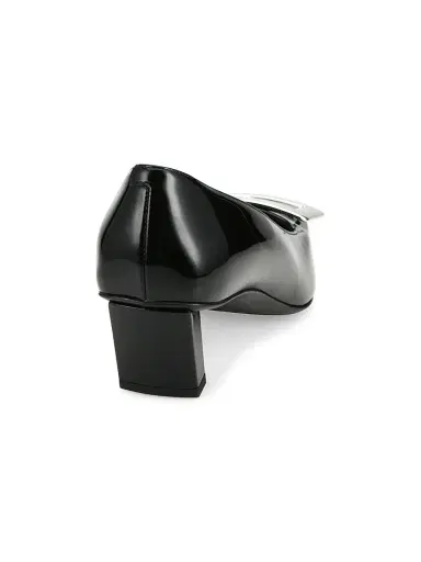 Roger Vivier Women's 45MM Patent Leather Pumps - Black - Size 12 | Thumbnail 3 Roger Vivier Women's 45MM Patent Leather Pumps - Black - Size 12 | Thumbnail 3