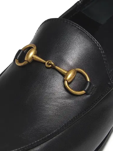 Gucci Women's Brixton Leather Horsebit Loafers - Black - Size 4 | Thumbnail 5 Gucci Women's Brixton Leather Horsebit Loafers - Black - Size 4 | Thumbnail 5