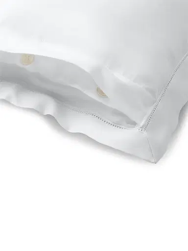 Ralph Lauren Organic Sateen Border Bedding 624 Thread Count Throw Pillow - Silver | Thumbnail 2 Ralph Lauren Organic Sateen Border Bedding 624 Thread Count Throw Pillow - Silver | Thumbnail 2