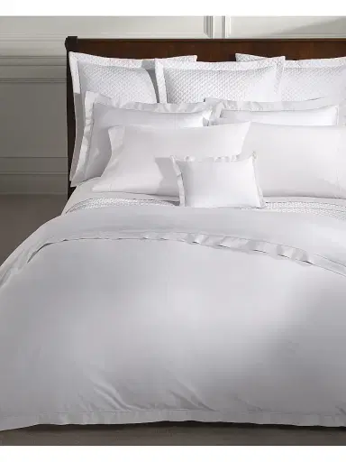 Ralph Lauren Organic Sateen Border Bedding 624 Thread Count Throw Pillow - Silver | Thumbnail 3 Ralph Lauren Organic Sateen Border Bedding 624 Thread Count Throw Pillow - Silver | Thumbnail 3