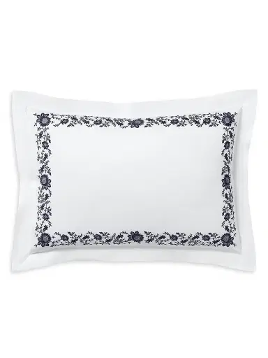 Ralph Lauren Eloise Embroidery Cotton Duvet & Sham Collection - Polo Navy European | Thumbnail 2 Ralph Lauren Eloise Embroidery Cotton Duvet & Sham Collection - Polo Navy European | Thumbnail 2