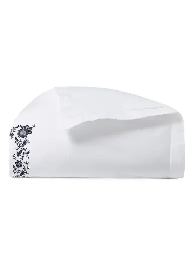 Ralph Lauren Eloise Embroidery Cotton Duvet & Sham Collection - Polo Navy European | Thumbnail 1 Ralph Lauren Eloise Embroidery Cotton Duvet & Sham Collection - Polo Navy European | Thumbnail 1