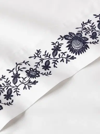 Ralph Lauren Eloise Embroidery Cotton Sheets & Pillowcases Collection | Thumbnail 5 Ralph Lauren Eloise Embroidery Cotton Sheets & Pillowcases Collection | Thumbnail 5