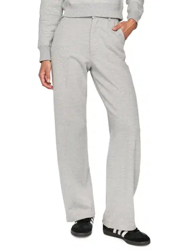 DL1961 Premium Denim Women's Hepburn Wide Leg High Rise Pants - Heather Grey | Thumbnail 2 DL1961 Premium Denim Women's Hepburn Wide Leg High Rise Pants - Heather Grey | Thumbnail 2