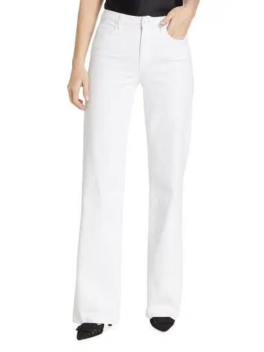 L'AGENCE Women's Clayton High-Rise Wide-Leg. Jeans - Blanc | Thumbnail 3 L'AGENCE Women's Clayton High-Rise Wide-Leg. Jeans - Blanc | Thumbnail 3