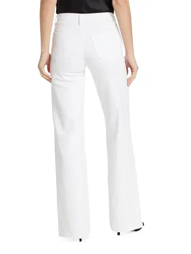 L'AGENCE Women's Clayton High-Rise Wide-Leg. Jeans - Blanc | Thumbnail 5 L'AGENCE Women's Clayton High-Rise Wide-Leg. Jeans - Blanc | Thumbnail 5