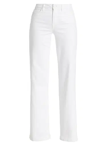 L'AGENCE Women's Clayton High-Rise Wide-Leg. Jeans - Blanc | Thumbnail 1 L'AGENCE Women's Clayton High-Rise Wide-Leg. Jeans - Blanc | Thumbnail 1