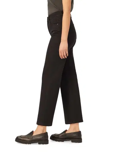 DL1961 Women's Hepburn Wide Leg High Rise Crop Jeans - Jet Black - Size 26 | Thumbnail 4 DL1961 Women's Hepburn Wide Leg High Rise Crop Jeans - Jet Black - Size 26 | Thumbnail 4