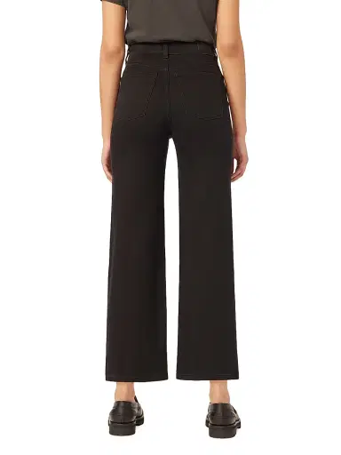 DL1961 Women's Hepburn Wide Leg High Rise Crop Jeans - Jet Black - Size 26 | Thumbnail 5 DL1961 Women's Hepburn Wide Leg High Rise Crop Jeans - Jet Black - Size 26 | Thumbnail 5
