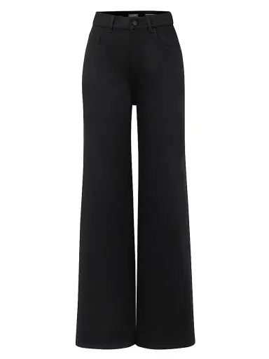 DL1961 Women's Hepburn Wide Leg High Rise Crop Jeans - Jet Black - Size 26 | Thumbnail 1 DL1961 Women's Hepburn Wide Leg High Rise Crop Jeans - Jet Black - Size 26 | Thumbnail 1