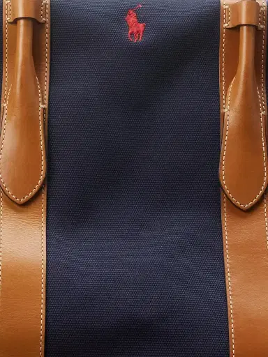 Polo Ralph Lauren Women's Extra-Large Bellport Canvas Tote Bag - Navy | Thumbnail 5 Polo Ralph Lauren Women's Extra-Large Bellport Canvas Tote Bag - Navy | Thumbnail 5