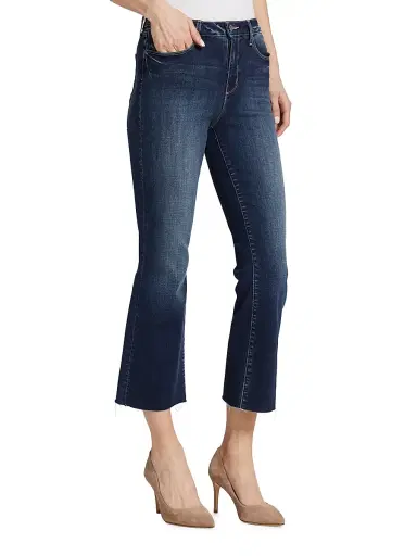 L'AGENCE Women's Kendra High-Rise Crop Flare Jeans - Columbia | Thumbnail 4 L'AGENCE Women's Kendra High-Rise Crop Flare Jeans - Columbia | Thumbnail 4