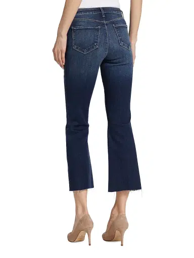 L'AGENCE Women's Kendra High-Rise Crop Flare Jeans - Columbia | Thumbnail 5 L'AGENCE Women's Kendra High-Rise Crop Flare Jeans - Columbia | Thumbnail 5