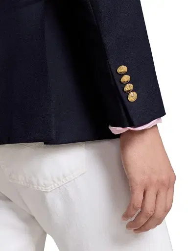 Polo Ralph Lauren Men's The Iconic Doeskin Two-Button Blazer - Navy | Thumbnail 7 Polo Ralph Lauren Men's The Iconic Doeskin Two-Button Blazer - Navy | Thumbnail 7
