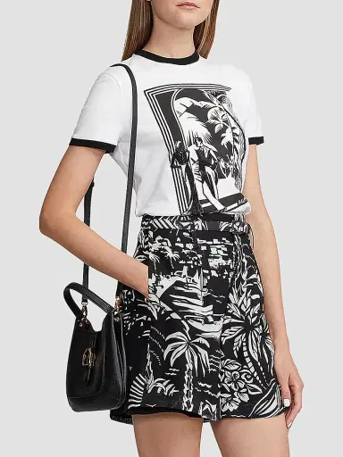 Ralph Lauren Collection Women's Welington Calfskin Mini Shoulder Bag - Black | Thumbnail 3 Ralph Lauren Collection Women's Welington Calfskin Mini Shoulder Bag - Black | Thumbnail 3
