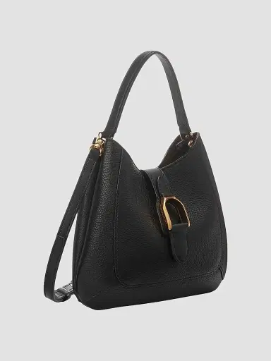 Ralph Lauren Collection Women's Welington Calfskin Mini Shoulder Bag - Black | Thumbnail 5 Ralph Lauren Collection Women's Welington Calfskin Mini Shoulder Bag - Black | Thumbnail 5
