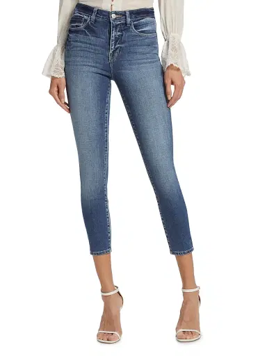 L'AGENCE Women's Margot High-Rise Skinny Jeans - Cambridge | Thumbnail 3 L'AGENCE Women's Margot High-Rise Skinny Jeans - Cambridge | Thumbnail 3