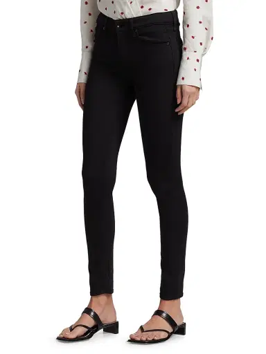 rag & bone Women's Cate Mid-Rise Ankle Skinny Jeans - Black | Thumbnail 4 rag & bone Women's Cate Mid-Rise Ankle Skinny Jeans - Black | Thumbnail 4