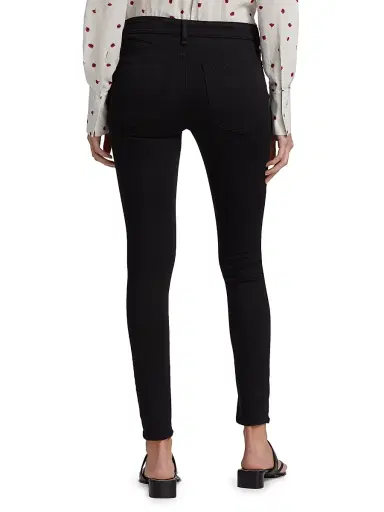 rag & bone Women's Cate Mid-Rise Ankle Skinny Jeans - Black | Thumbnail 5 rag & bone Women's Cate Mid-Rise Ankle Skinny Jeans - Black | Thumbnail 5