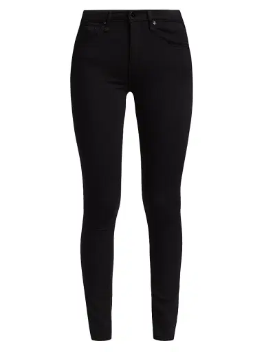 rag & bone Women's Cate Mid-Rise Ankle Skinny Jeans - Black | Thumbnail 1 rag & bone Women's Cate Mid-Rise Ankle Skinny Jeans - Black | Thumbnail 1