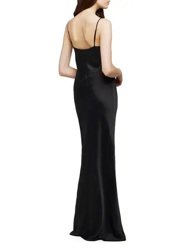 L'AGENCE Women's Serita Silk Slip Maxi Dress - Black | Thumbnail 3 L'AGENCE Women's Serita Silk Slip Maxi Dress - Black | Thumbnail 3