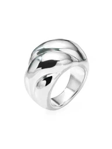 Ippolita Women's Classi Classico Sterling Silver Curved Pastry Ring - Silver | Thumbnail 2 Ippolita Women's Classi Classico Sterling Silver Curved Pastry Ring - Silver | Thumbnail 2