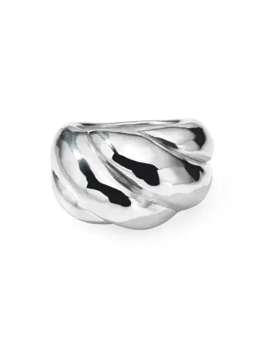 Ippolita Women's Classi Classico Sterling Silver Curved Pastry Ring - Silver | Thumbnail 1 Ippolita Women's Classi Classico Sterling Silver Curved Pastry Ring - Silver | Thumbnail 1