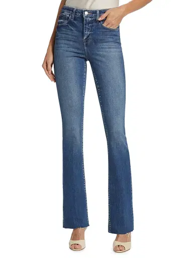 L'AGENCE Women's Ruth High-Rise Straight Jeans - Cambridge | Thumbnail 3 L'AGENCE Women's Ruth High-Rise Straight Jeans - Cambridge | Thumbnail 3