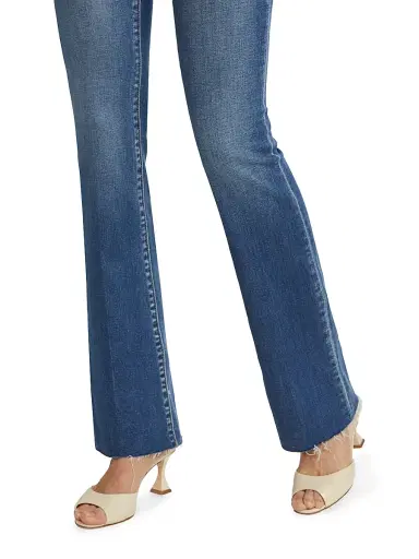 L'AGENCE Women's Ruth High-Rise Straight Jeans - Cambridge | Thumbnail 6 L'AGENCE Women's Ruth High-Rise Straight Jeans - Cambridge | Thumbnail 6