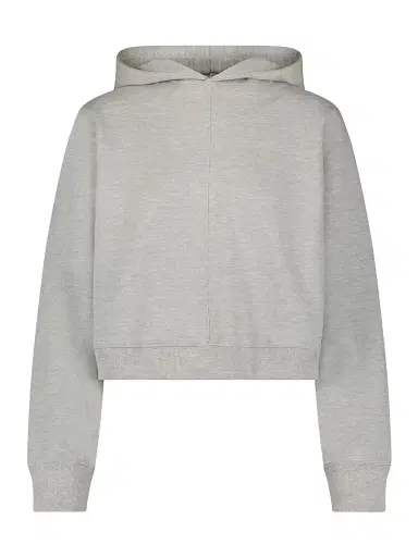 DL1961 Premium Denim Women's Shrunken Hoodie - Grey | Thumbnail 6 DL1961 Premium Denim Women's Shrunken Hoodie - Grey | Thumbnail 6
