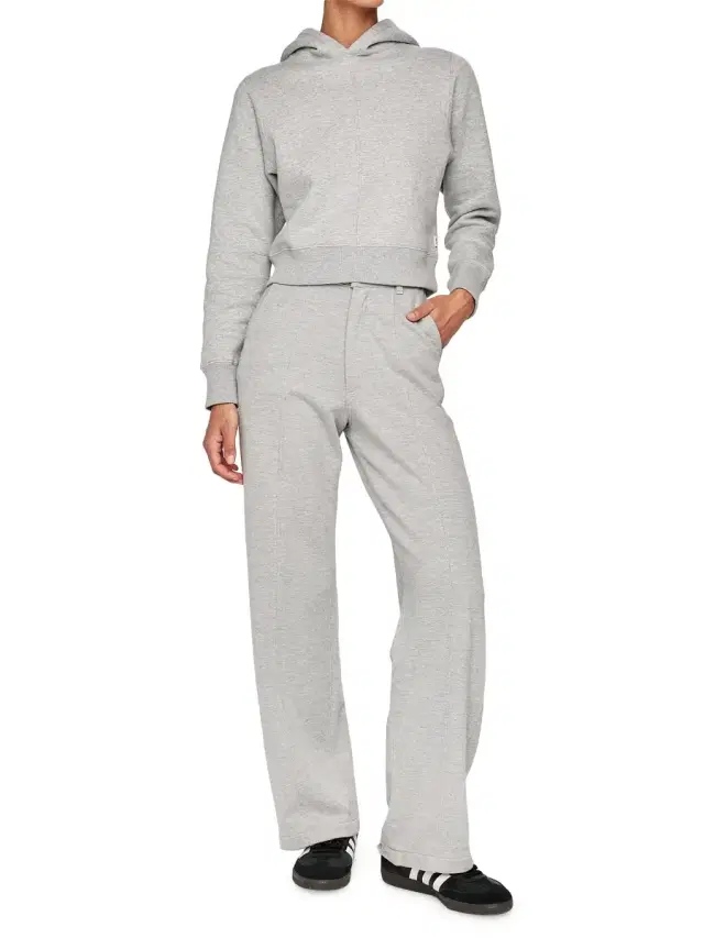 Women's Shrunken Hoodie - Grey Women's Shrunken Hoodie - Grey