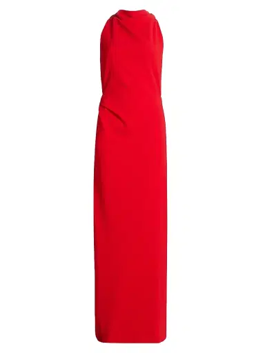 Proenza Schouler Women's Crepe Twist-Back Gown - Red - Size 12 | Thumbnail 1 Proenza Schouler Women's Crepe Twist-Back Gown - Red - Size 12 | Thumbnail 1