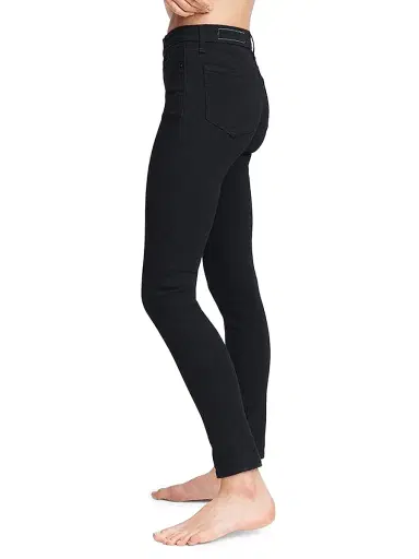 rag & bone Women's Nina High-Rise Skinny Jeans - Black | Thumbnail 3 rag & bone Women's Nina High-Rise Skinny Jeans - Black | Thumbnail 3