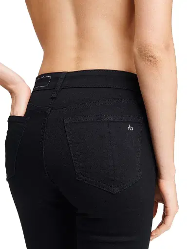 rag & bone Women's Nina High-Rise Skinny Jeans - Black | Thumbnail 5 rag & bone Women's Nina High-Rise Skinny Jeans - Black | Thumbnail 5