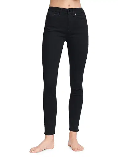 rag & bone Women's Nina High-Rise Skinny Jeans - Black | Thumbnail 1 rag & bone Women's Nina High-Rise Skinny Jeans - Black | Thumbnail 1