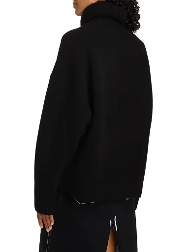 Proenza Schouler Women's Sandra Turtleneck Sweater - Black - Size Large | Thumbnail 5 Proenza Schouler Women's Sandra Turtleneck Sweater - Black - Size Large | Thumbnail 5