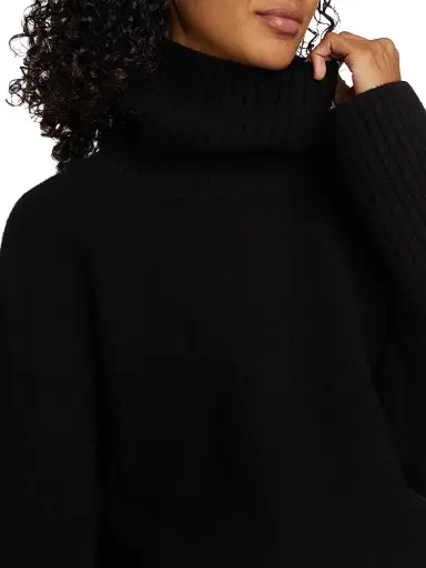 Proenza Schouler Women's Sandra Turtleneck Sweater - Black - Size Large | Thumbnail 6 Proenza Schouler Women's Sandra Turtleneck Sweater - Black - Size Large | Thumbnail 6