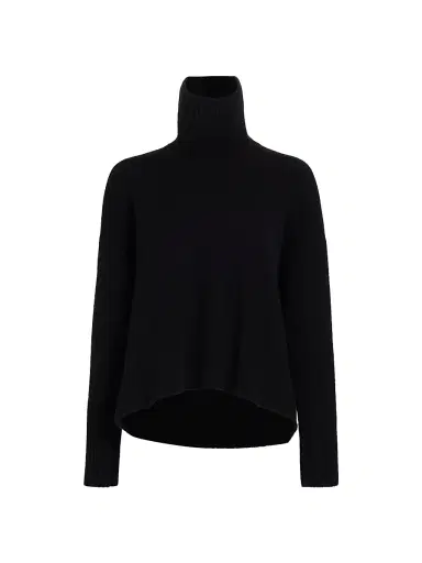 Proenza Schouler Women's Sandra Turtleneck Sweater - Black - Size Large | Thumbnail 1 Proenza Schouler Women's Sandra Turtleneck Sweater - Black - Size Large | Thumbnail 1