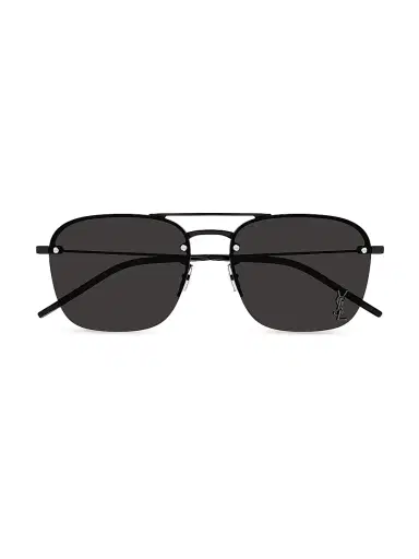 Saint Laurent Women's Monogram Pin Metal 59MM Navigator Sunglasses | Thumbnail 1 Saint Laurent Women's Monogram Pin Metal 59MM Navigator Sunglasses | Thumbnail 1